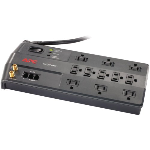 0731304283492 - APC P11VT3 3020 JOULES PERFORMANCE SURGEARREST 11 OUTLET WITH PHONE SPLITTER AND COAX PROTECTION, 120V