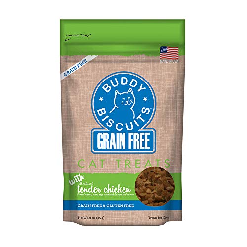 0731338921339 - CLOUD STAR GRAIN FREE BUDDY BISCUITS FOR CATS, TENDER CHICKEN, 3 OUNCE