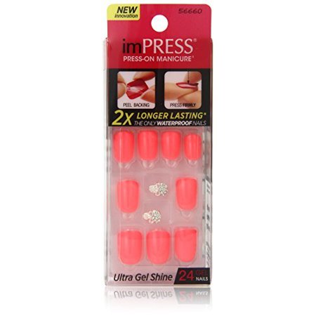 0731509566604 - NAILS IMPRESS PRESS-ON MANICURE ELASTIC CLING NAIL COVERS 56660