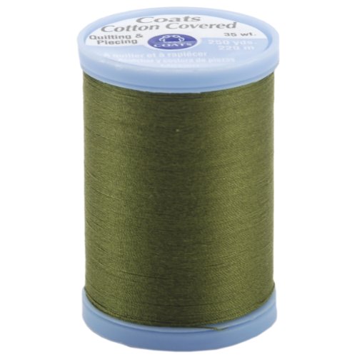 0731543616945 - COATS & CLARK COTTON COVERED QUILTING AND PIECING THREAD, 250-YARD, OLIVE