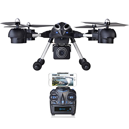 0731642722622 - THANKSGIVING SALE-CONTIXO WIFI FPV F10 RC QUADCOPTER DRONE, LIVE VIEW, 720P HD WIFI CAMERA, HEADLESS MODE, 2.4GHZ, 4 CHANNEL, 6 AXIS GYRO RTF, SUPPORT GOPRO HERO CAMERAS.