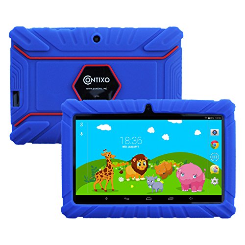 0731642723964 - CONTIXO 7-INCH 8GB KIDS TABLET WITH KID-PROOF CASE BUNDLE WITH US POWER ADAPTER, USB CABLE, QUICK START GUIDE AND WARRANTY CARD (DARK BLUE)