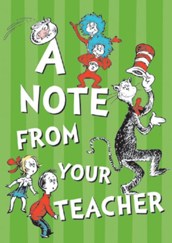0073168125243 - EUREKA DR. SEUSS CAT IN THE HAT TEACHER CARDS, 36 MAILABLE POSTCARDS