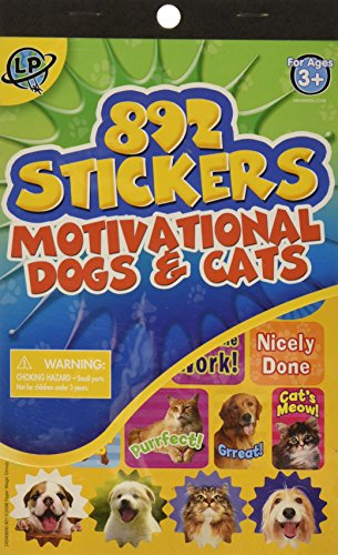 0073168307908 - EUREKA STICKERBOOK - DOGS AND CATS LEARNING PLAYGROUND STICKER BOOK