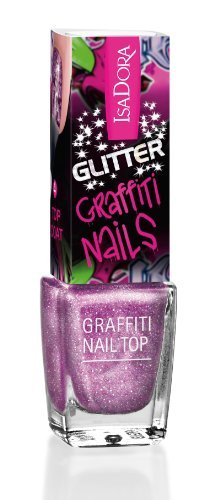 7317852208137 - ISADORA GRAFFITI NAIL TOP - GRAFFITI PATTERNS APPEAR ON YOUR NAILS, UNIQUE FOR EACH NAIL. (813 PINK FAME GLITTER)