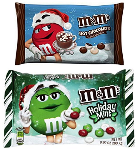 0731840248603 - M&MS HOT CHOCOLATE 8 OZ AND M&MS HOLIDAY MINT 9.9 OZ