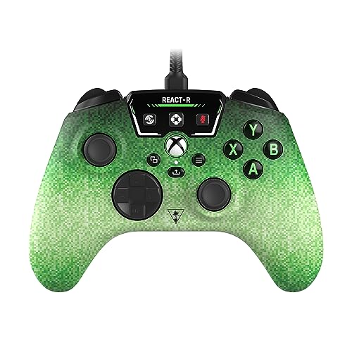 0731855007400 - TURTLE BEACH REACT-R CONTROLLER WIRED GAME CONTROLLER – XBOX SERIES X, XBOX SERIES S, XBOX ONE & WINDOWS – AUDIO CONTROLS, MAPPABLE BUTTONS, TEXTURED GRIPS – PIXEL
