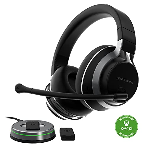 0731855023608 - TURTLE BEACH STEALTH PRO AMPLIFIED MULTIPLATFORM WIRELESS NOISE-CANCELLING GAMING HEADSET FOR XBOX SERIES X|S, XBOX ONE, PS5, PS4, PC, MAC, SWITCH, & MOBILE – 50MM SPEAKERS, SWAPPABLE BATTERIES –BLACK