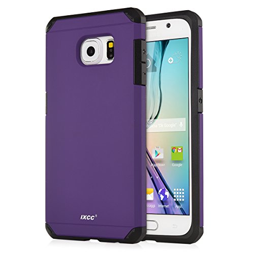 0731882145014 - IXCC ARMOR SERIES DUAL-LAYER CASE FOR SAMSUNG GALAXY S6 (PURPLE)