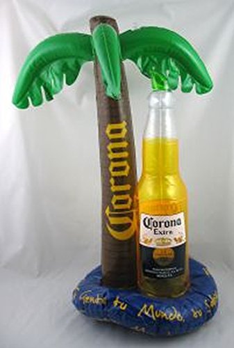 0731882410136 - CORONA EXTRA BEER AND PALM TREE 23 IN INFLATABLE