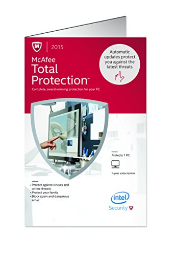 0731944673561 - MCAFEE TOTAL PROTECTION 2015 -1 PC