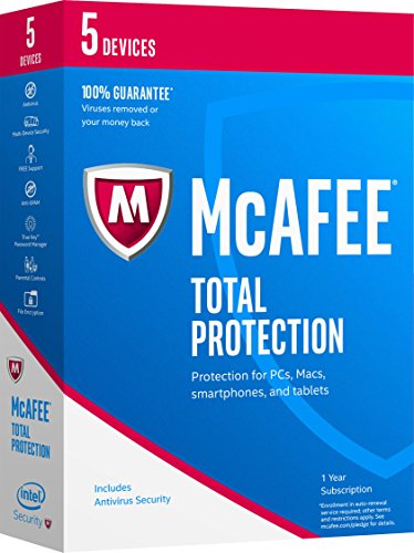 0731944696225 - MCAFEE 2017 TOTAL PROTECTION-5 DEVICES