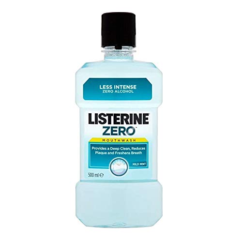 0731946060543 - PERSONAL CARE ZERO ALCOHOL MOUTHWASH, LESS INTENSE ORAL CARE FORMULA FOR BAD BREATH, MILD MINT FLAVOR, (PACK OF 6) COMPATIBLE WITH LISTERINE COOL MINT,, 16.9 OZ ()