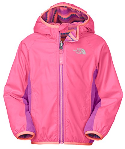 0732075026103 - LITTLE GIRLS' TODDLER REVERSIBLE GRIZZLY PEAK LINED WIND JACKET - CHA CHA PINK, 3T