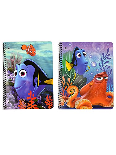 0732169796875 - FINDING DORY BACK TO SCHOOL 2 SPIRAL NOTEBOOKS BUNDLE
