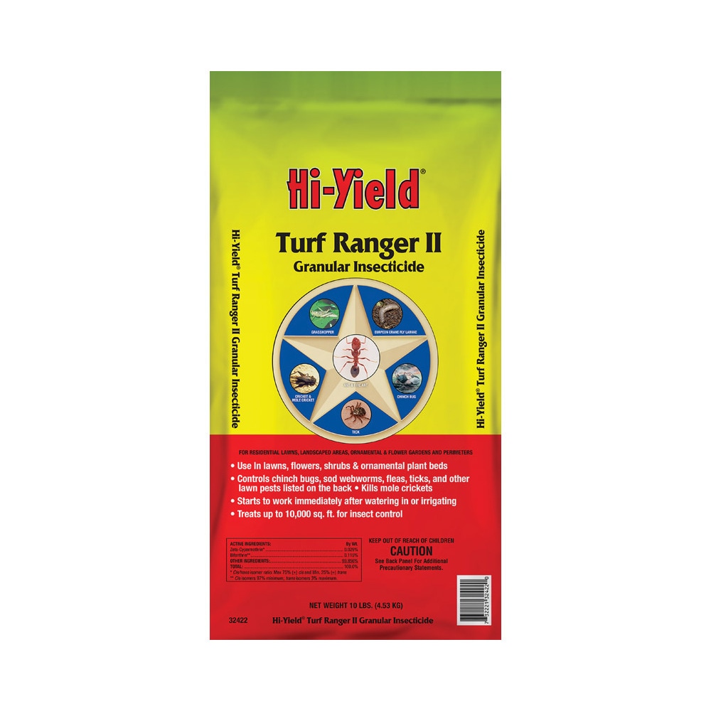 0073222132422 - HI-YIELD 7002333 10 LBS TURF RANGER II INSECT KILLER FOR LAWNS