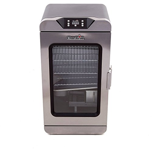 0732235238506 - CHAR-BROIL 725 DELUXE DIGITAL ELECTRIC SMOKER,EASY TO READ LED LIGHT PANEL AND INTUITIVE CONTROL PANEL