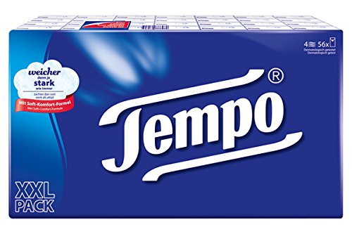 7322540786989 - TEMPO CLASSIC TISSUES 56 X 10 TISSUES, (56 PACKS) BY TEMPO