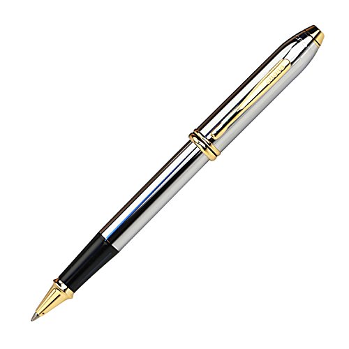 0073228001951 - CROSS TOWNSEND, MEDALIST, SELECTIP ROLLING BALL PEN, IN POLISHED CHROME AND 23 KARAT GOLD PLATE
