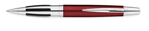 0073228089379 - CROSS CONTOUR, RED WITH CHROME, BALLPOINT PEN, IN A GIFT BOX (AT0322-3)