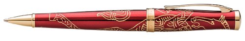 0073228116655 - CROSS 2014 YEAR OF THE HORSE SPECIAL EDITION COLLECTION, IMPERIAL RED LACQUER, BALLPOINT PEN (AT0312-16)