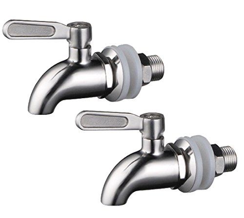 0732330413235 - NATURALIS 18/8 STAINLESS STEEL REPLACEMENT SPIGOT (2 PACK) - POLISHED METAL