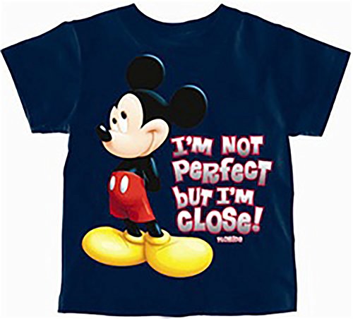 7324090078088 - DISNEY MICKEY MOUSE PERFECT LITTLE BOYS T SHIRT TOP - NAVY BLUE 2T