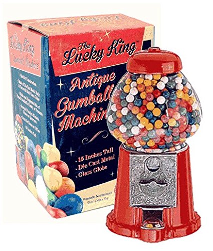 0732449110186 - LUCKY KING ANTIQUE GUMBALL MACHINE