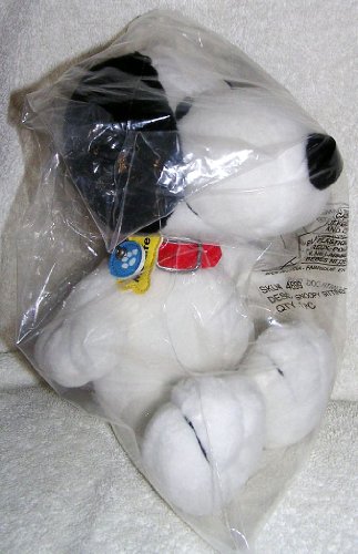 0732468440615 - PEANUTS METLIFE PLUSH 7.5 SITTING SNOOPY WITH DOG TAGS