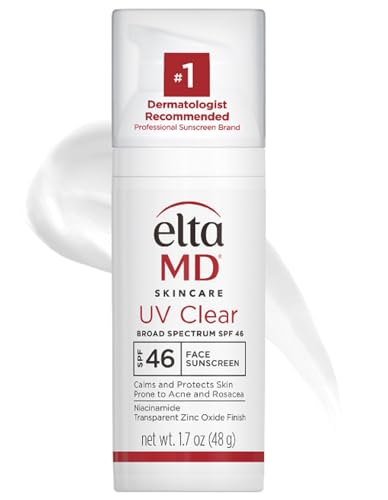 0732638216378 - ELTAMD UV CLEAR SPF 46 FACE SUNSCREEN, BROAD SPECTRUM SUNSCREEN FOR SENSITIVE SKIN AND ACNE-PRONE SKIN, OIL-FREE MINERAL-BASED SUNSCREEN LOTION WITH ZINC OXIDE, DERMATOLOGIST RECOMMENDED, 1.7 OZ PUMP