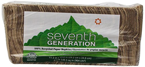 0732913137053 - SEVENTH GENERATION, NATURAL LUNCH NAPKIN 1-PLY 500 COUNT