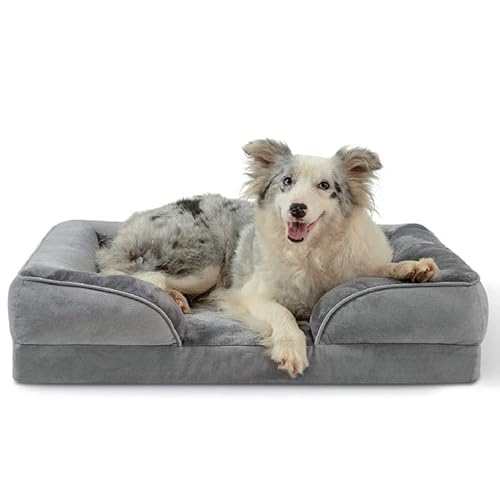 0733039951691 - ORTHOPEDIC SOFA DOG BED MEDIUM-SIZED DOG BED - BREATHABLE WATERPROOF PET BED - EGG FOAM SOFA BED WITH ADDITIONAL HEAD AND NECK SUPPORT