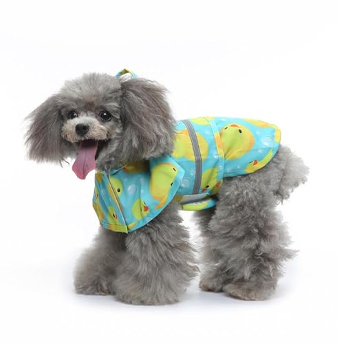 0733039956245 - PET LARGE DOG RAINCOAT CLOTHING PONCHO WATERPROOF MEDIUM AND LARGE DOG RAINCOAT CLOTHING JACKET (FLUORESCENT YELLOW, 6XL)
