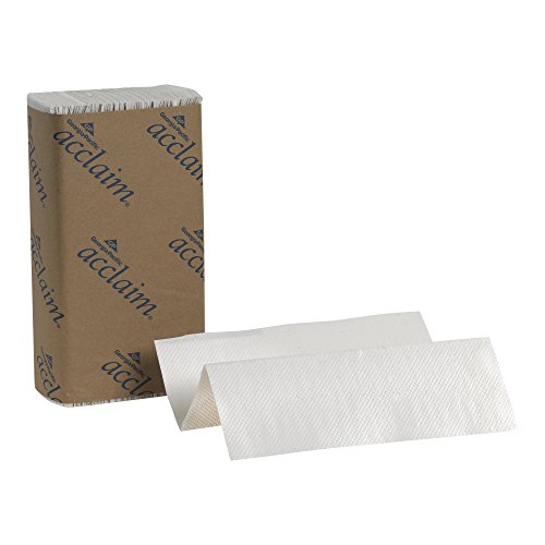 0073310202044 - GEORGIA-PACIFIC ACCLAIM 20204 WHITE MULTIFOLD PAPER TOWEL, 9.4 LENGTH X 9.2 WIDTH (CASE OF 16 PACKS, 250 PER PACK)