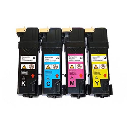 0733115645216 - (2,500 PAGES) HIGH YIELD (B, C, M, Y) COMPATIBLE DELL 2130CN, 2135CN COLOR LASER TONER CARTRIDGES COMBO