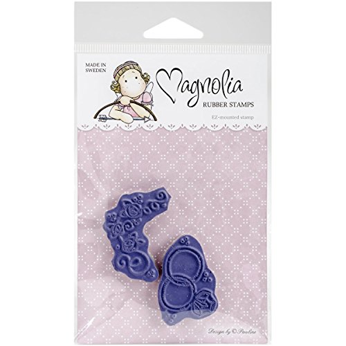 7332639052345 - MAGNOLIA LOVELY DUO'S CLING STAMP, 6.5 X 4, LOVELY RINGS AND ROSES