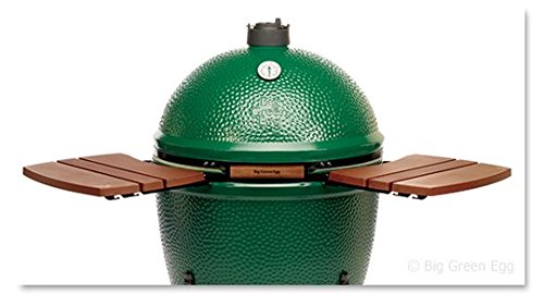 0733281439749 - BIG GREEN EGG COMPOSITE SHELVES EGG MATES FOR SMALL TO XX LARGE BIG GREEN EGGS (2 SHELVES WITH 2 OR 3 SLATS) BIG GREEN EGG GRILL & SMOKER ACCESSORIES, A MUST FOR BIG GREEN EGG USERS (LARGE)