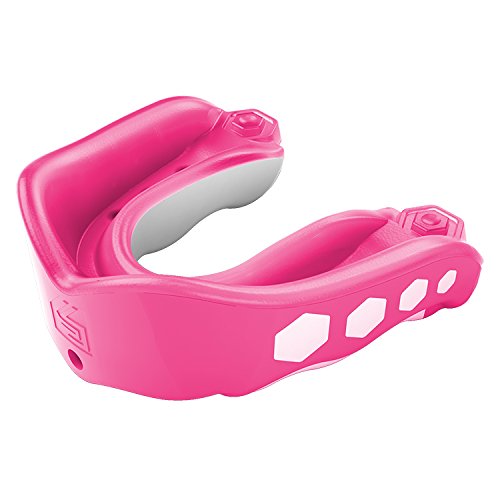 0733313035116 - SHOCK DOCTOR GEL MAX FLAVOR FUSION CONVERTIBLE MOUTH GUARD, BUBBLE GUM, ADULT