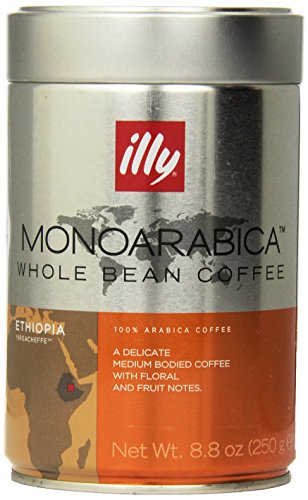 0733411903645 - ILLY CAFFE MONOARABICA ETHIOPIA WHOLE BEAN COFFEE, LIGHT BROWN, 8.8 OUNCE