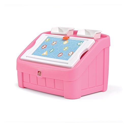 0733538848898 - STEP2 2-IN-1 TOY BOX AND ART LID, PINK