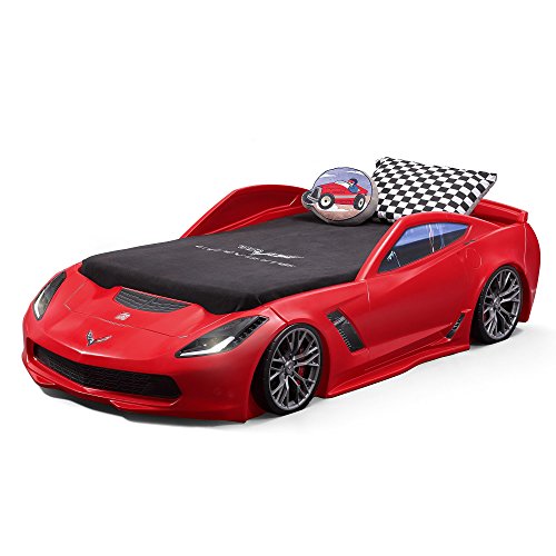 0733538860098 - STEP2 CORVETTE Z06 TODDLER BED TO TWIN BED