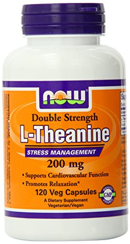 0733739001481 - NOW FOODS L-THEANINE VEG CAPSULES, 200 MG, 120 COUNT
