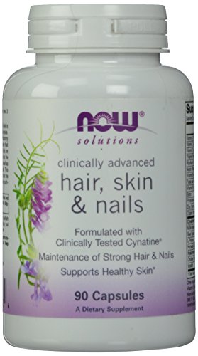 0733739033734 - NOW SOLUTIONS CLINICALLY ADVANCED HAIR, SKIN & NAILS CAPSULES