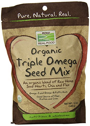 0733739063236 - NOW FOODS ORGANIC TRIPLE OMEGA SEED MIX, 12 OUNCE