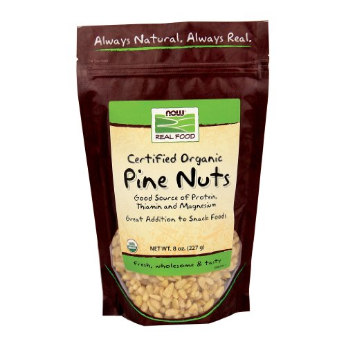 0733739070166 - NOW REAL FOOD ORGANIC PINE NUTS, 8 OZ