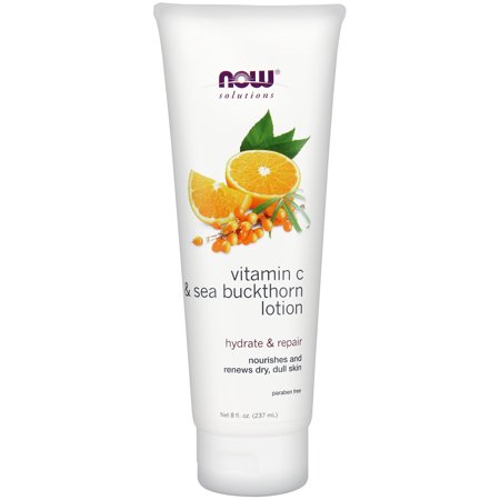 0733739080028 - NOW FOODS VITAMIN C AND SEA BUCKTHORN BODY LOTION, 8 OUNCE