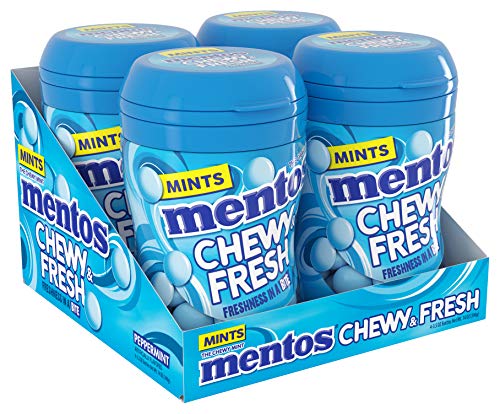 0073390465162 - MENTOS CHEWY & FRESH MINTS, PEPPERMINT, 4 COUNT