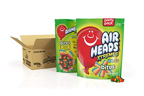 0073390678791 - AIRHEADS XTREMES BITES, RAINBOW BERRY, HALLOWEEN CANDY, BULK, 30.4 OZ STAND UP BAG (PACK OF 2)