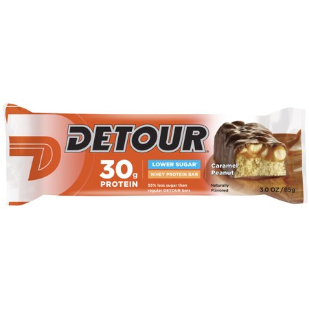 0733913005861 - DETOUR DELUXE WHEY PROTEIN ENERGY BAR LOWER SUGAR