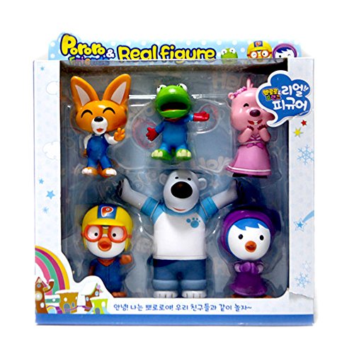 0733972499038 - PORORO REALITIC QUALIFIED PVC FIGURE VARIETY CHARACTER SET OF 6